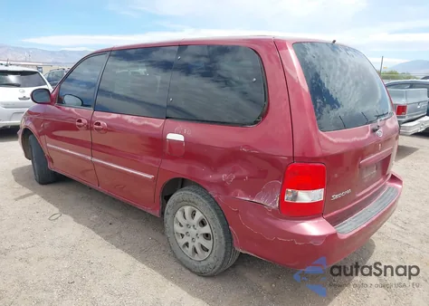2005 Kia Sedona Ex/Lx z USA, uszkodzony, nr VIN KNDUP132X56696080